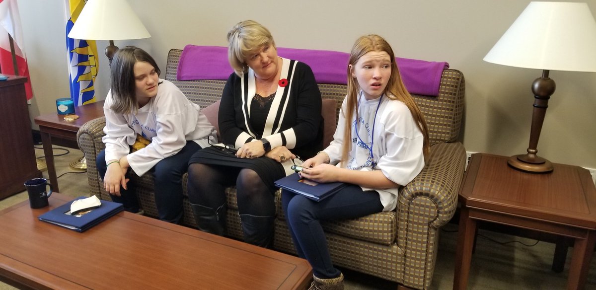 DaveFindlater's tweet image. Cathy Mcleod Thank you! for  meeting with our Kids for a Cure Delegates. We appreciate your Support. @Cathy_McLeod