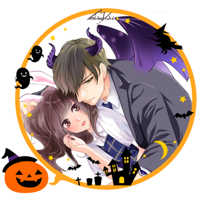 ましろ雪 新作準備中 ハッピーハロウィン エリート専務 のカラー表紙の構図から もうこのコスプレしか思い浮かばなかった 俊はやっぱり悪魔 麗奈は うさみみw ハロウィン終わるまではこれをアイコンにします エリート専務の甘い