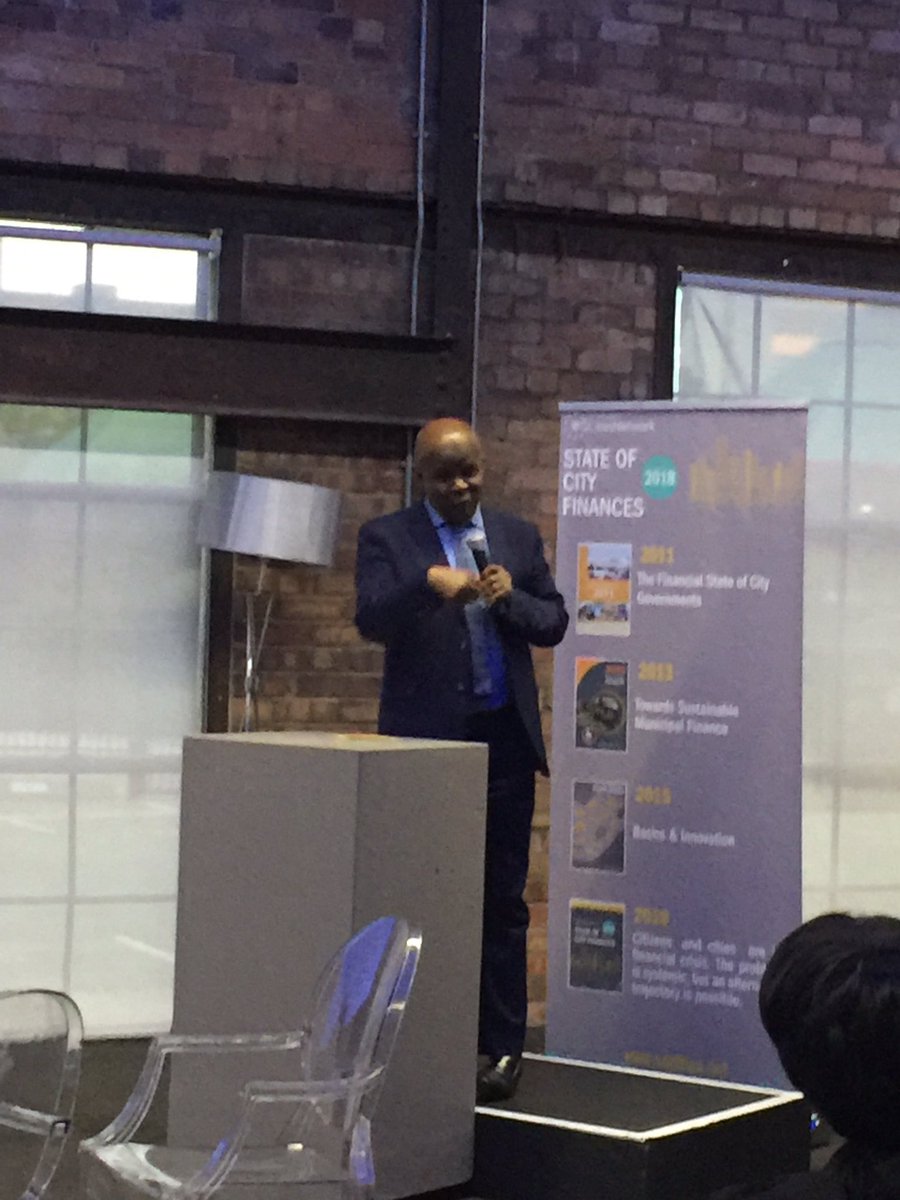 luncedonjezula's tweet photo. Deputy Minister of Finance Mondli Gungubele speaking at the launch of the State of City Finances Report #SoCF2018 #CityFinances #SACN https://t.co/t8WgZIwcoI