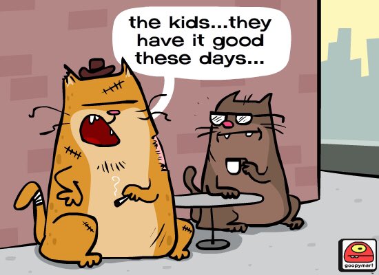 National Cat Day! ✨😸✨ #goopymart #cartoon #cartoony #comic #digitalart #artgram #dailyart #doodle #sketch #unusual #illustration #instaartist #fun #funny #art #artist #instaart #color #happy #laugh #cool #artoninstagram #artistsoninstagram #character #cat #nationalcatday