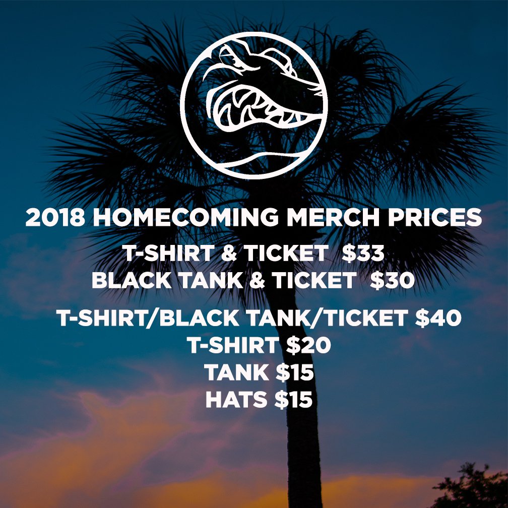 hcgatorgrowl's tweet photo. 2018 OFFICIAL HOMECOMING MERCH! UF Homecoming and Gator Growl will be in Turlington every day this week from 10:00a.m - 2:30pm. Let the Gator Growl ! 

#LetTheGatorGrowl #BeatMizzou #FloridaBlueKey https://t.co/GkGbdxT2JO