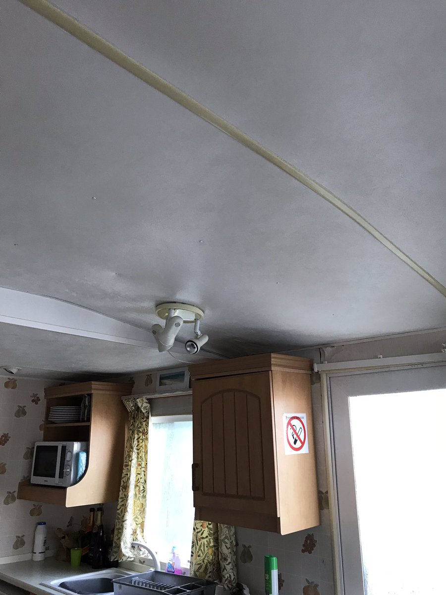 Stuart Green Caravan Repairs On Twitter Water Damaged Ceiling