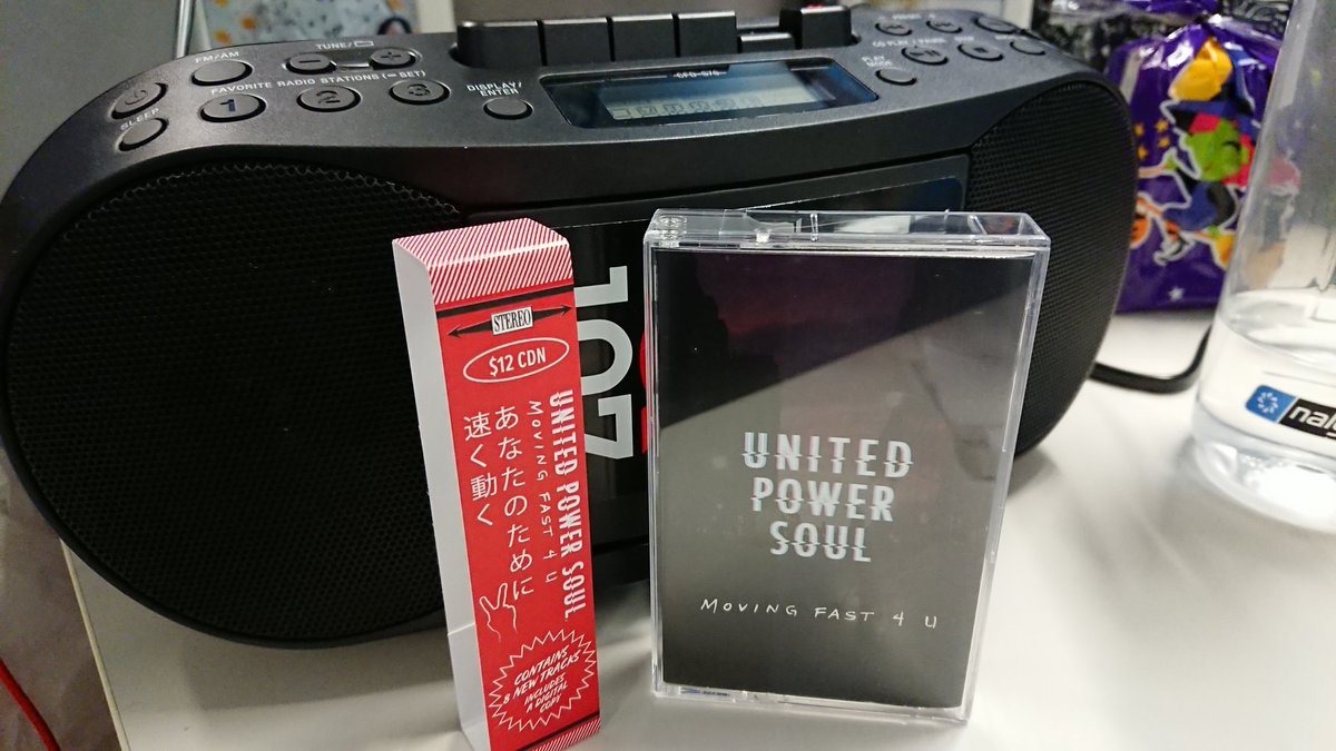 Today listening to something new and cool - #funk and #soul from #Toronto 's United Power Soul on audio #casette. <a href="/UnitedPowerSoul/">United Power Soul</a> good job guys! <a href="/dupeshopCA/">dupeshop Toronto</a>