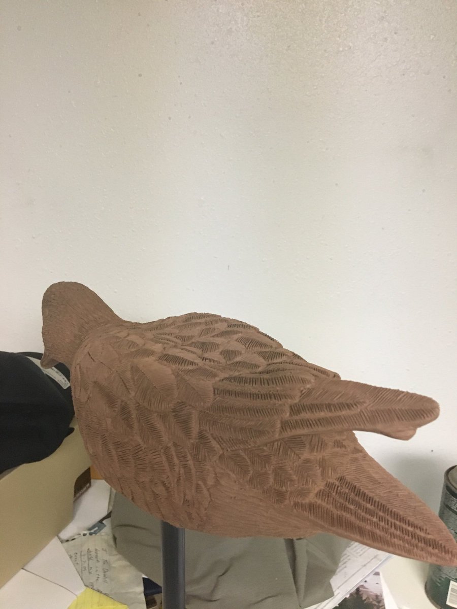 Feeding hen full body wigeon ready for its mold! #duckdecoys #duckhunting #hunting #decoys #fullbodywigeon #wigeon #ducks #sculpture