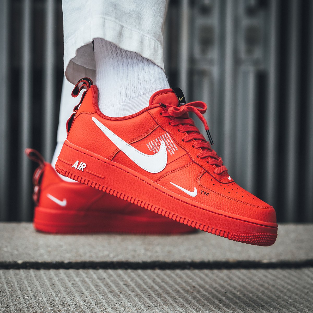 air force 1 utility team orange