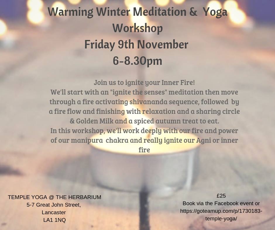 Yoga &amp; Meditation Workshop in Lancaster.