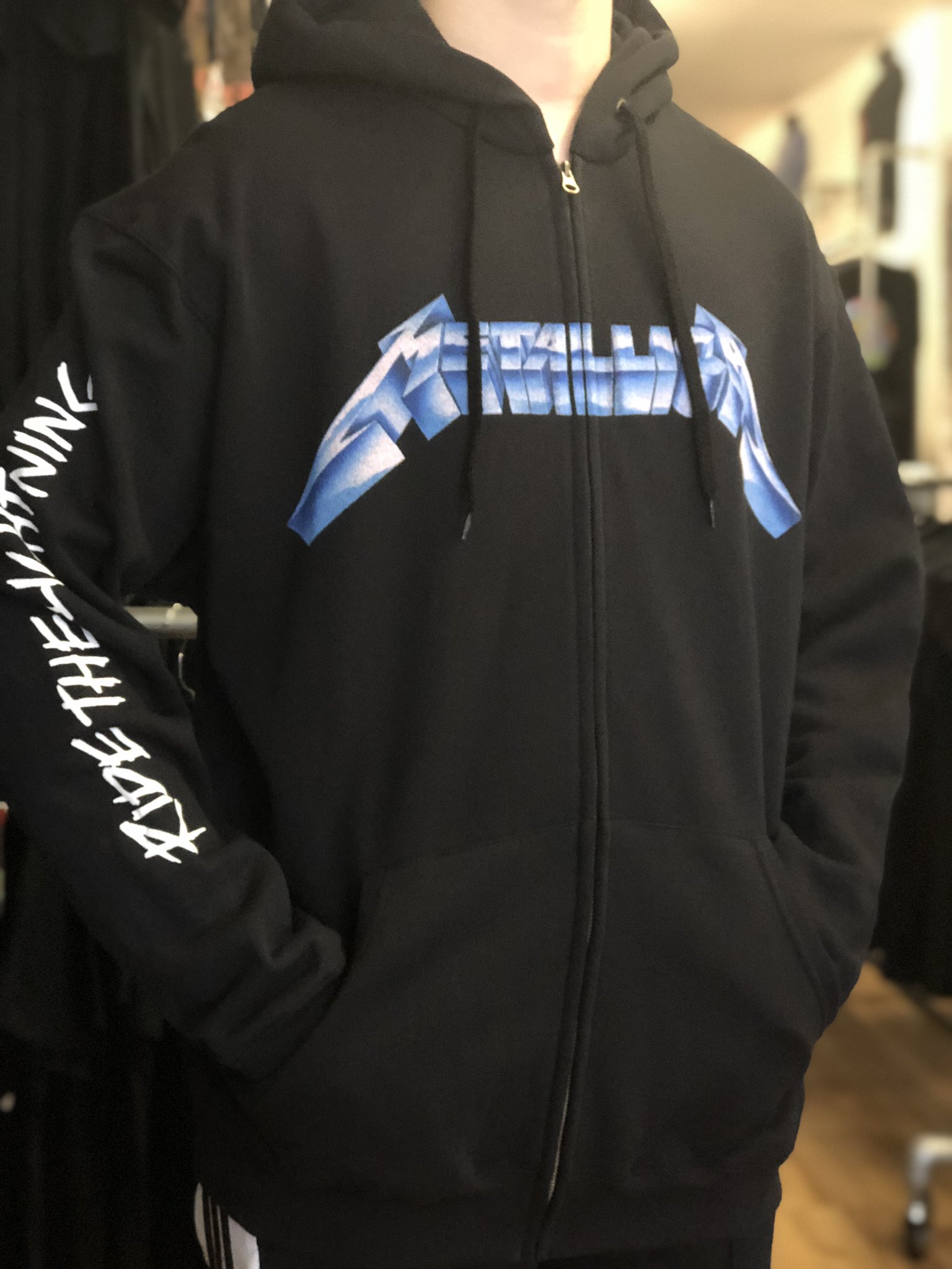 Metallica zip cheap hoodie