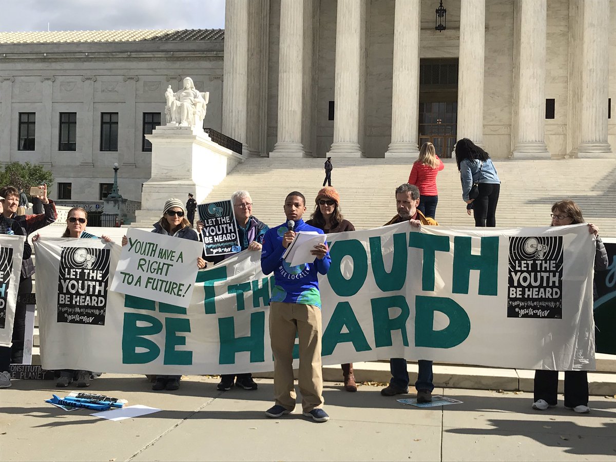 “This is not a political issue. It’s life or death.” Join us in support of youth plaintiffs in #YouthVGov. Let youth have their day in court! #LetTheYouthBeHeard
