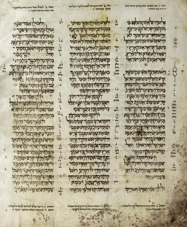 Judaism & book history go together. We chant the bible from a parchment scroll, just as we did 1000 years ago. There are cool rules about handling Torah scrolls. One of the most important medieval Torahs is the Aleppo (Codex). Its story is part of the story of the Jewish people