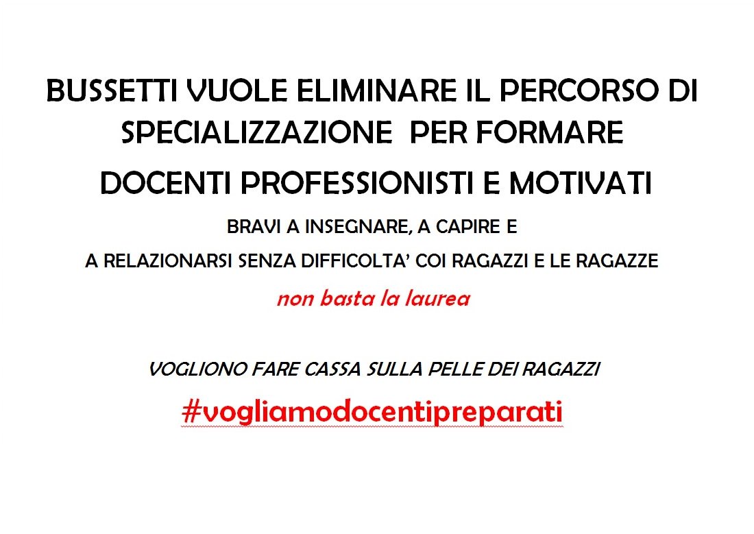 MilaSpicola's tweet photo. vogliamo docenti preparati, non cassa sulla pelle degli studenti 
#passaparola https://t.co/aE0EhNzts3