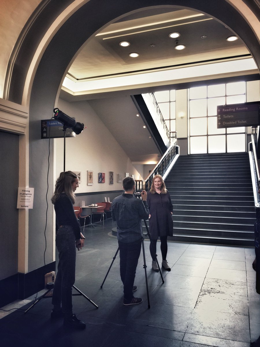 A shot in from the <a href="/CreateInf/">Creative Informatics</a> movie, filmed by <a href="/beyongolia/">Erin Maguire</a> and co last week, in the foyer of the <a href="/natlibscot/">National Library of Scotland</a>! Coming soon...
