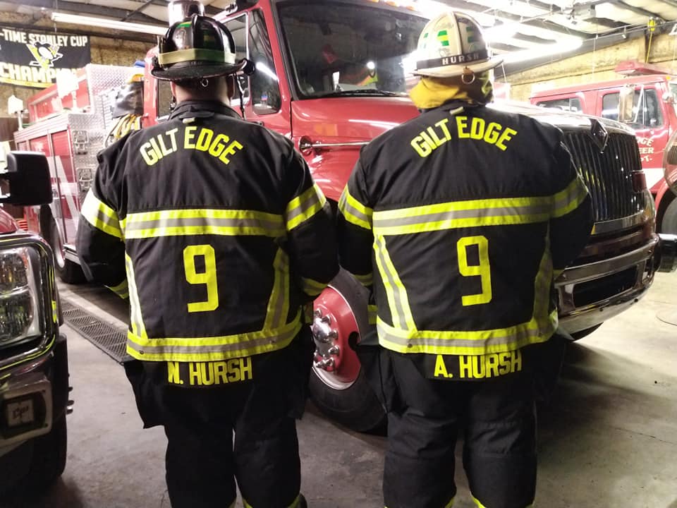 LION_Gear's tweet photo. NEW GEAR DAY: GILT EDGE VOLUNTEER FIRE DEPARTMENT
Looking sharp, Hursh brothers! It's an honor to help keep you safe. Enjoy your new gear and stay safe out there. (photos: @GiltEdgeFire)  #VForce #readyforaction https://t.co/ljFhami3dN