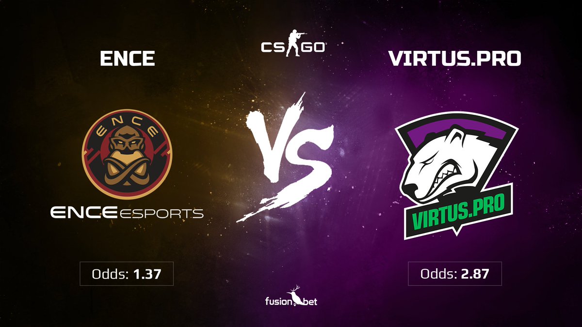 Fusion_bet's tweet photo. The ESEA Season 29 continues! There have been many incredibly plays this season already and we hope the upcoming match will bring even more treats! @virtuspro are matched up against @ence. Ence had a rough ride so far - can they pull through today?
https://t.co/Sq0jxnb1KN https://t.co/YgZQ9FUWp5