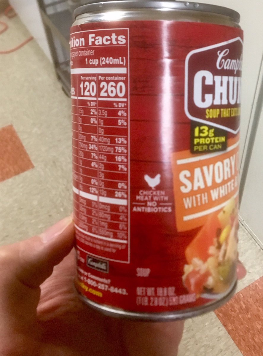 BoxtelDylan's tweet photo. Spoiler alert @CampbellsChunky, the @USDA regulates antibiotic withdrawal periods, ensuring there are NO meat products in stores that contain antibiotics @PeelBackLabel @ChickenCheckin https://t.co/MOKQEHeKfy