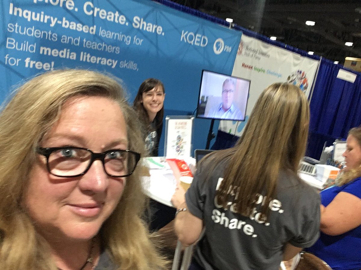 I’ve loved @PBSLrnMedia since I was a child, like #sesamestreet and #misterogers Yep, they’re  learning media. Here I am, a few 😜 years later, promoting @KQEDedspace learning media classroom tools at #CaSTEAM18 as a #teacher I’ve come #fullcircle #kqedteacherambassador