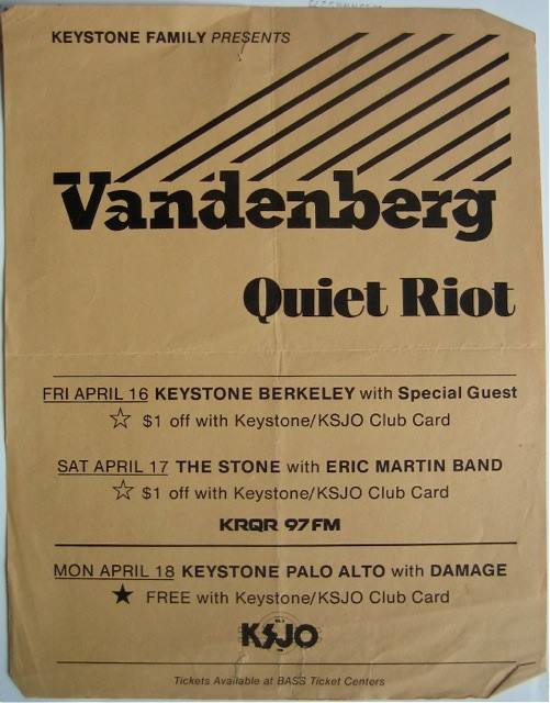 Vintage poster via Adrian
Happy Birthday to Kevin DuBrow! 