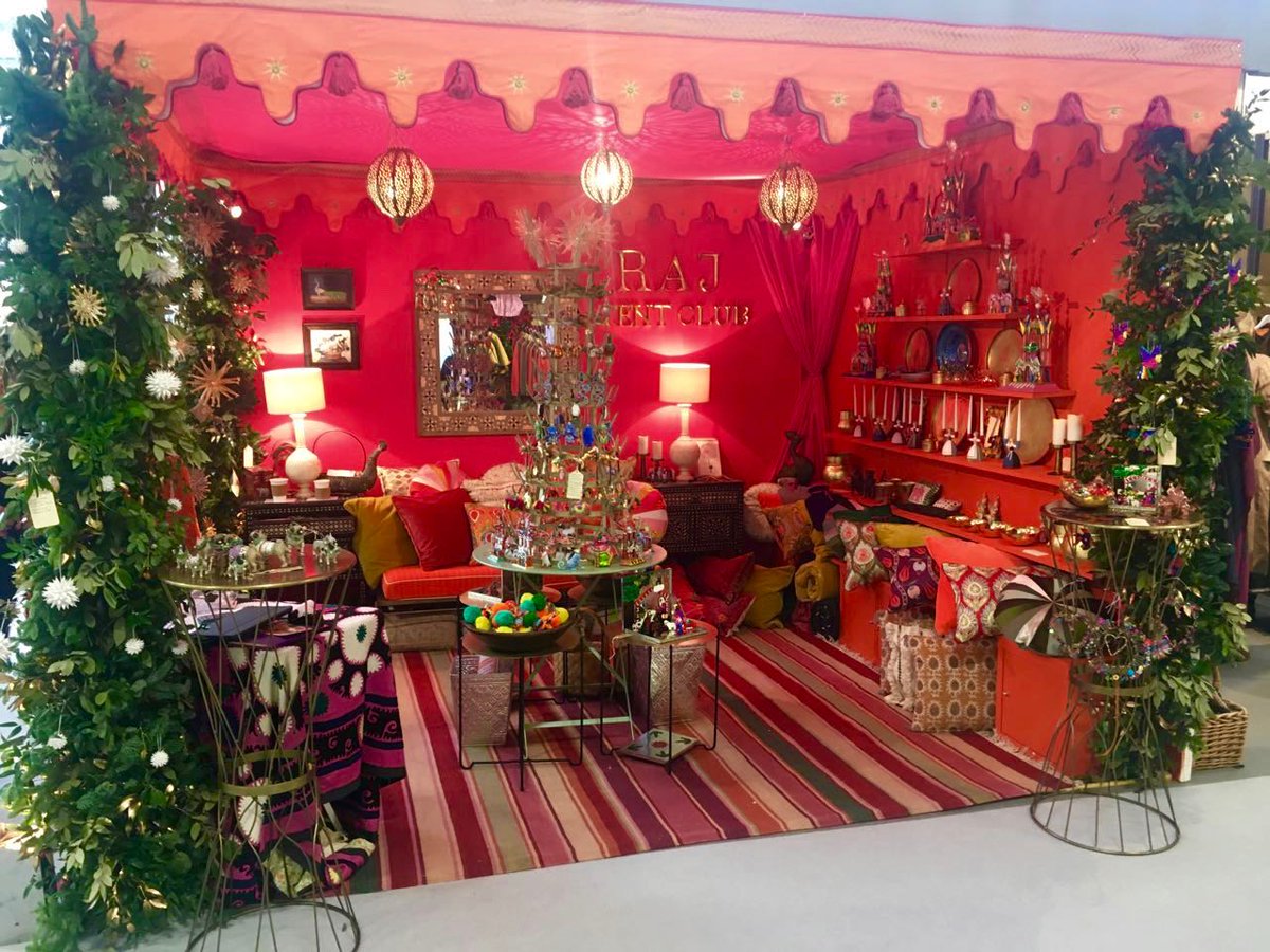 Its the first day at #SpiritofChristmasFair Do come down and see our wonderful goodies and outstanding decorations at Stand No. P23 or visit our online shop at rajtentclub.com/shop
The Fair closes November 4th <a href="/SpiritFairs/">Spirit Fairs</a>