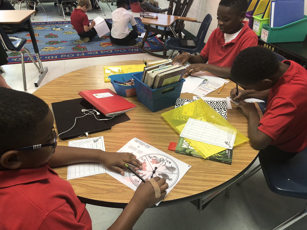 amandau27's tweet photo. Great math small groups and center rotations happening in @thirdgradeMBA this morning! Teacher works with small group on repeated addition &amp; multiplication while center students practice subtraction, time, rounding and other skills! #smallgroups #effectiveuseoftime @MaryBAustin https://t.co/OJ2MNqXxFd