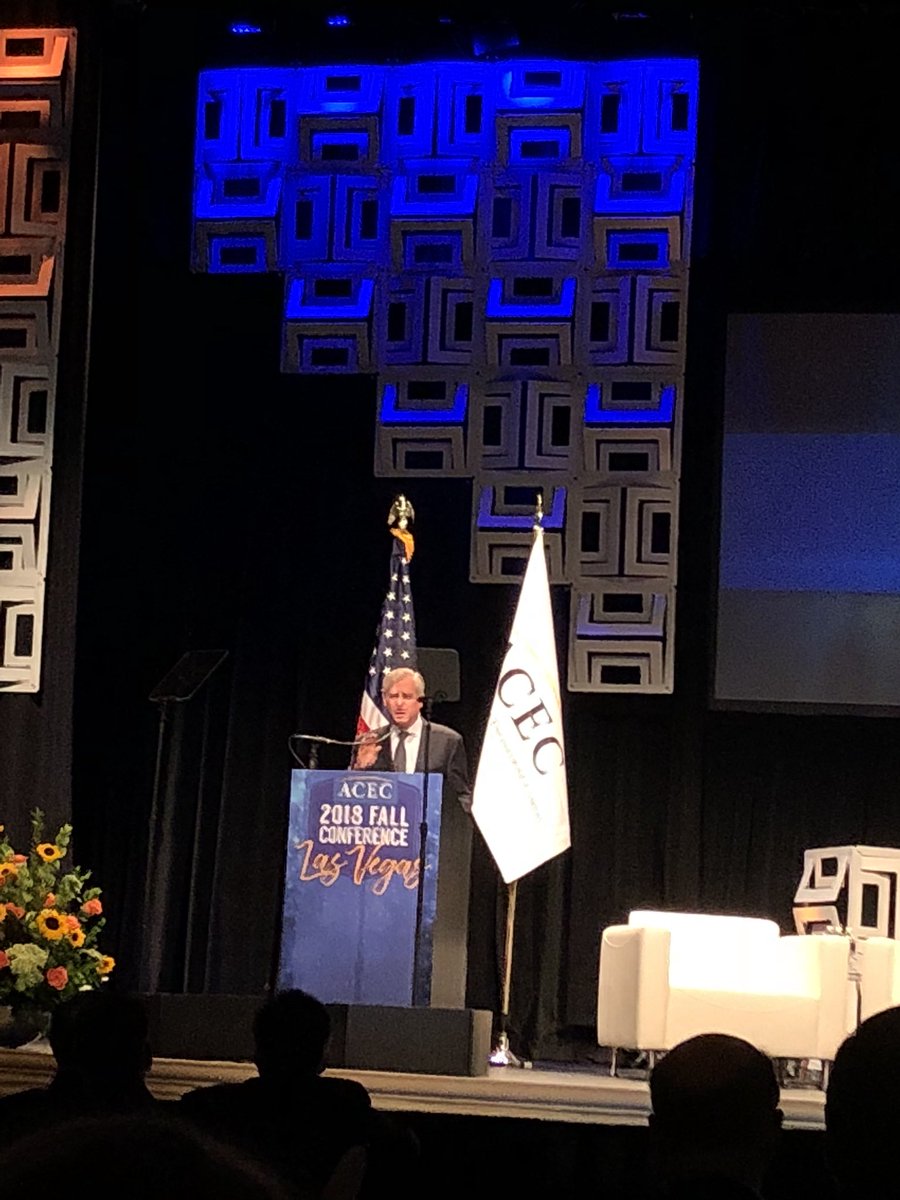 TooleEngineers's tweet photo. John Meacham, Presidential Historian and Pulitzer Prize-Winning Author, kicking off this year’s ACEC National Fall Conference. What a great start! Special thanks to ACEC for always having the best guest speakers! #ACECVegas2018 https://t.co/PAc8Kyr1Ii