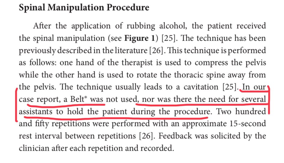 Retlouping's tweet photo. If you haven’t laughed today you need to read this “published paper” on manual therapy, it could save a life, or not. 😂 great job @chadcookpt et al
https://t.co/dC2dHOJG8T https://t.co/jIgSREOUqO