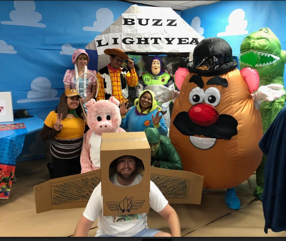 BrandVia's tweet photo. We had a scary good time at BooVia last Friday! Which team do you think won? #bvplays #halloween #mario #toystory #pixar #disney #pokemon #pacman #culture #tech #bayarea #california https://t.co/SthPP9ZPrb