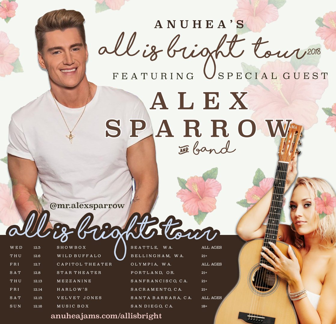 Alex_Sparrow_'s tweet photo. West Coast, get ready!! I'm hitting the road with @anuheajams in December! ❤️ this tweet so you remember all the dates! https://t.co/nXeG9fWQCm