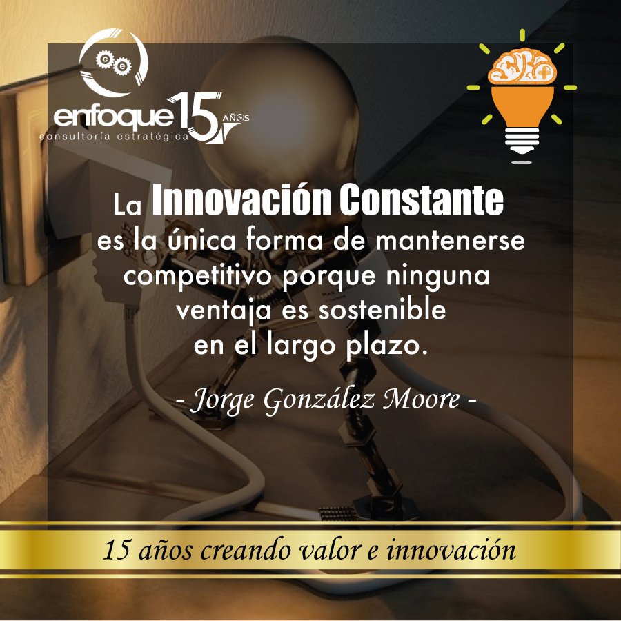 Les compartimos la frase de la semana. ¡Feliz tarde! #innovandoempresas
Enfoque 'Un cambio positivo para su empresa'
#frasedelasemana #Enfoquegroup #Enfoqueconsultores #enfoqueaniversario #consultoresestrategicos #valorempresarial