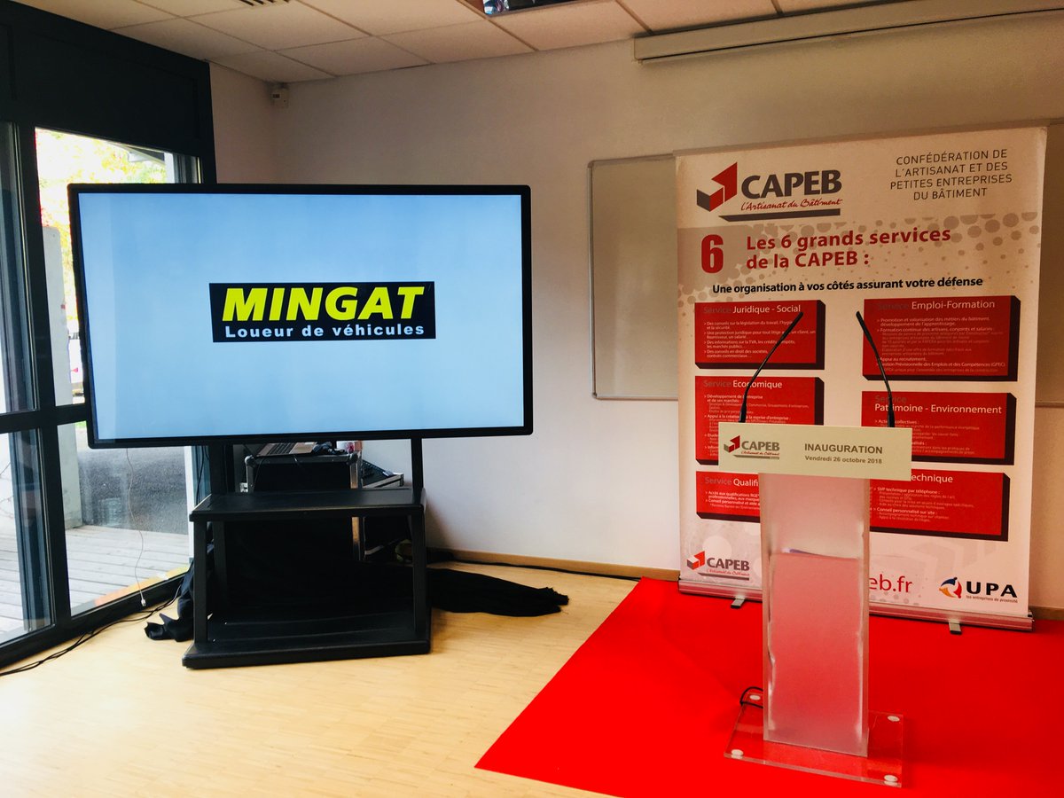 MingatLocations's tweet photo. Après la @CAPEBRHONE, Mingat est fier de tisser un nouveau partenariat avec la @CAPEBSAVOIE ! 

Nous étions présents à la journée portes ouvertes ce vendredi 26 octobre : https://t.co/IQW7BTTDzY