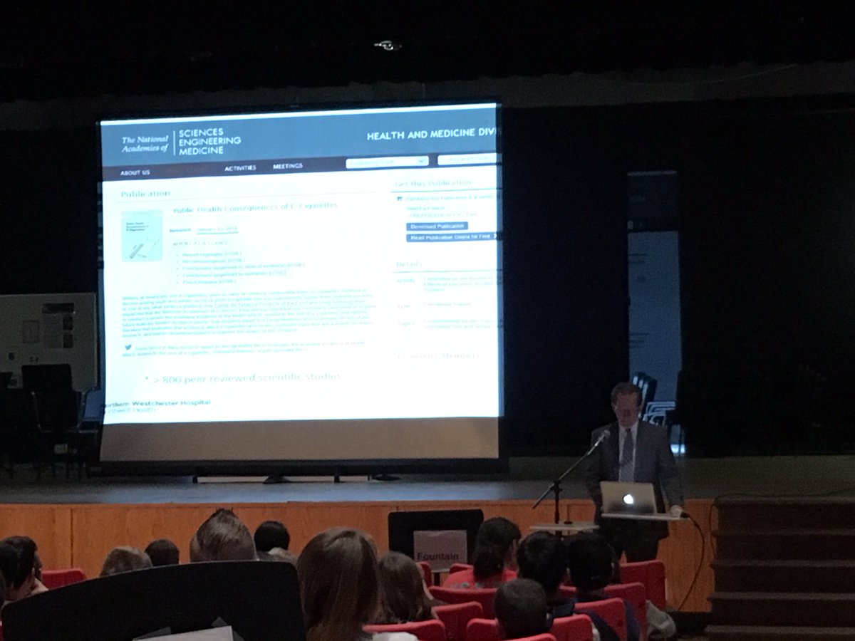 ms_forray's tweet photo. Thank you to Dr. Stummacher for a very informative presentation to 7th and 8th graders about the dangers of the use of e-cigarettes. #healthinmiddle https://t.co/MQOQv4OjP6