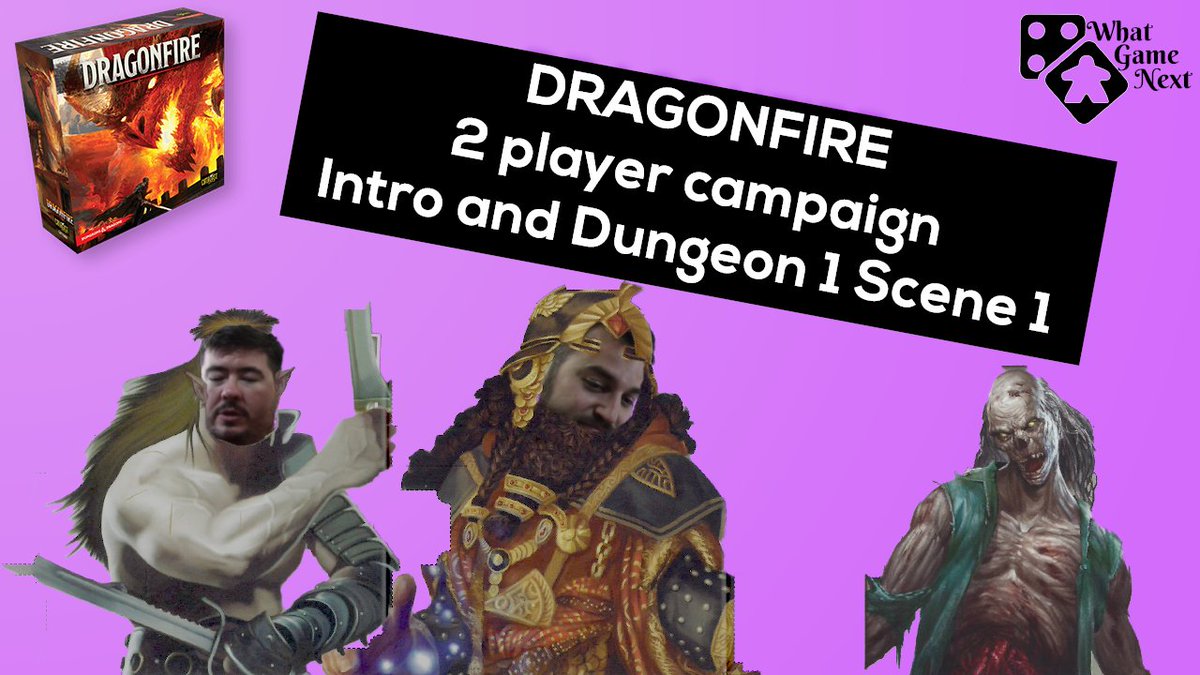 WhatGameNext's tweet photo. Today's video is the first in a new Dragonfire campaign series. I talk a little bit about the game from @catalystgamelab, it's setup and then we dive straight into the first scene of the adventure!

https://t.co/vIu69v8BHA

#Dragonfire #BoardGames #WhatGameNext https://t.co/kpwawAo4dZ