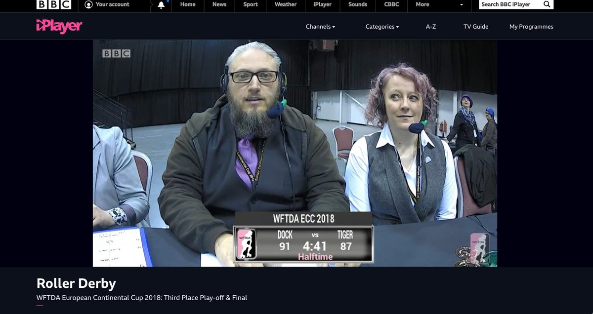SvenWillI's tweet image. Still amused that I accidentally colour matched my tie to Holly's hair... #DerbyTwitter #wftdaecc2018