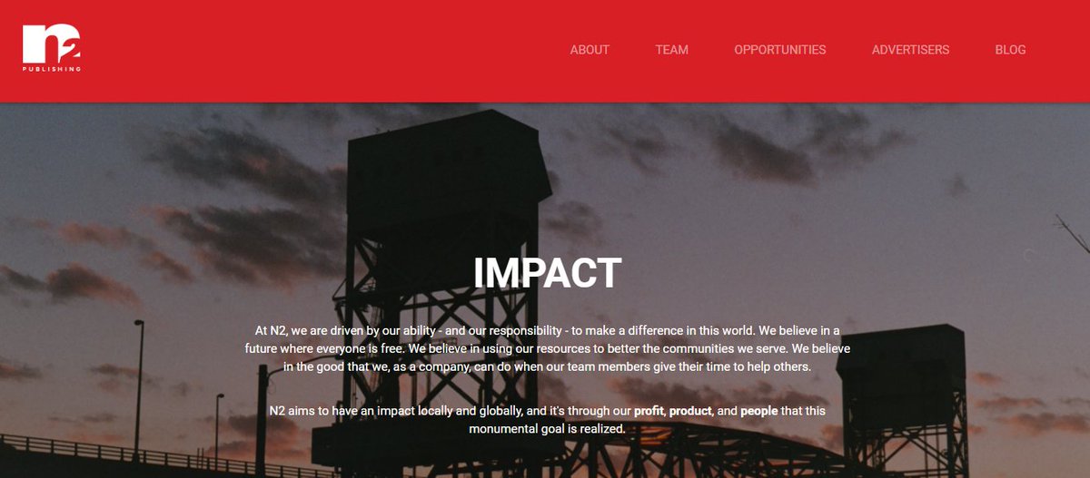 N2GIVES's tweet photo. At @N2Publishing, we not only make a positive impact through our profit (donating millions to anti-human trafficking orgs), but also through our product & people. Check out our new #Impact page to learn more 📲 https://t.co/EBdNAIjlvW
#N2GIVES #N2Publishing #SkipWorkDoGood https://t.co/q7XGIVfkp1