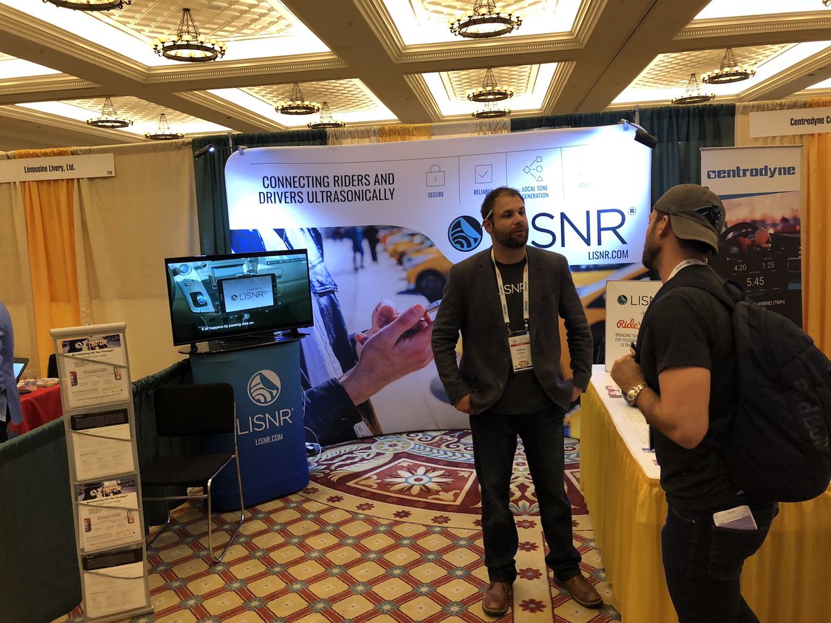 lisnr's tweet photo. Come pay us a visit at booth 722 before the 100th annual #TLPA comes to a close. We're here and excited to talk to you about solutions for connecting riders and drivers seamlessly! #transportation #paratransit @TLPAtweet https://t.co/JBZBtW4Msl