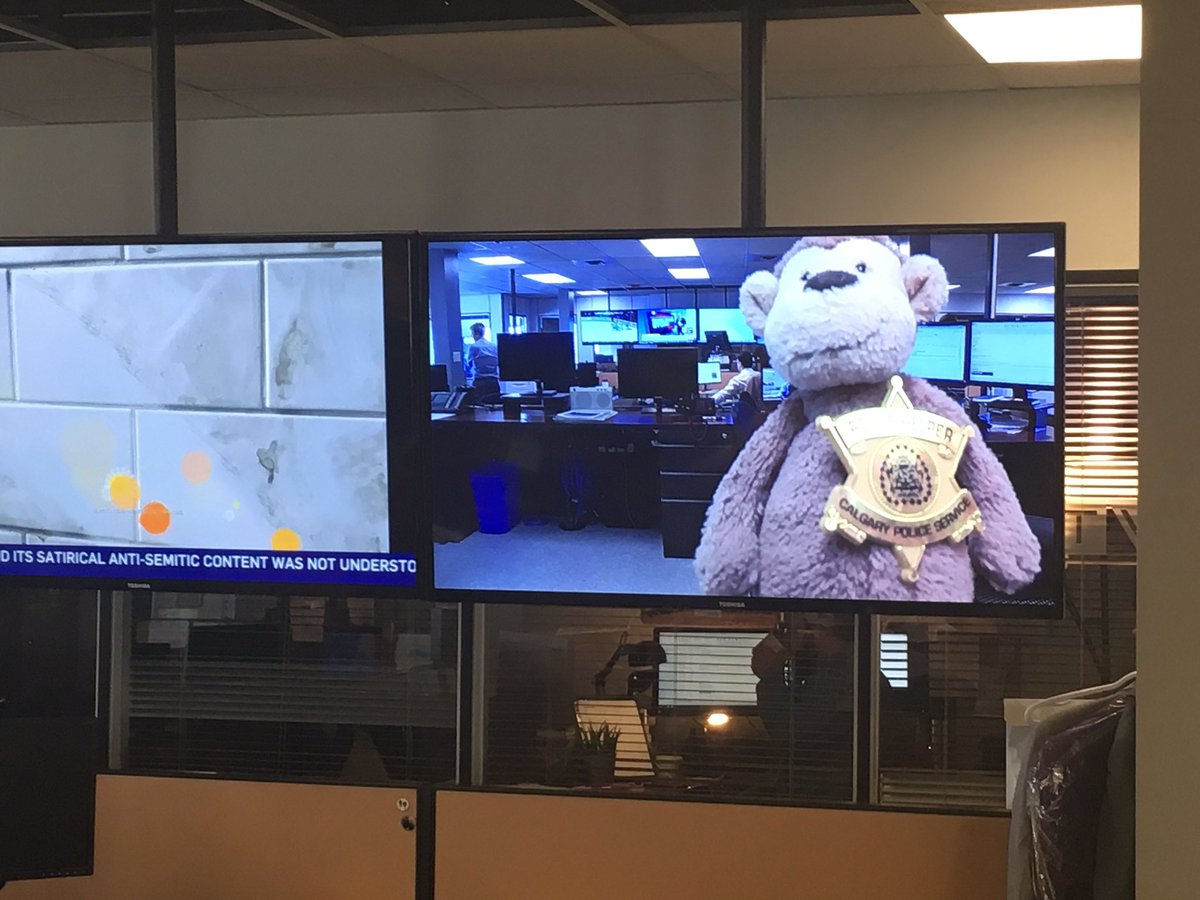 JaclynBrownYYC's tweet photo. Ever wonder what happened to that little monkey @darrenhailes found this summer? While his owner never came forward, he's taking on a new position at CTV Calgary as the official newsroom camera tester. He's doing great! #yyc #GeorgeInYYC https://t.co/PpwpgpMHQB
