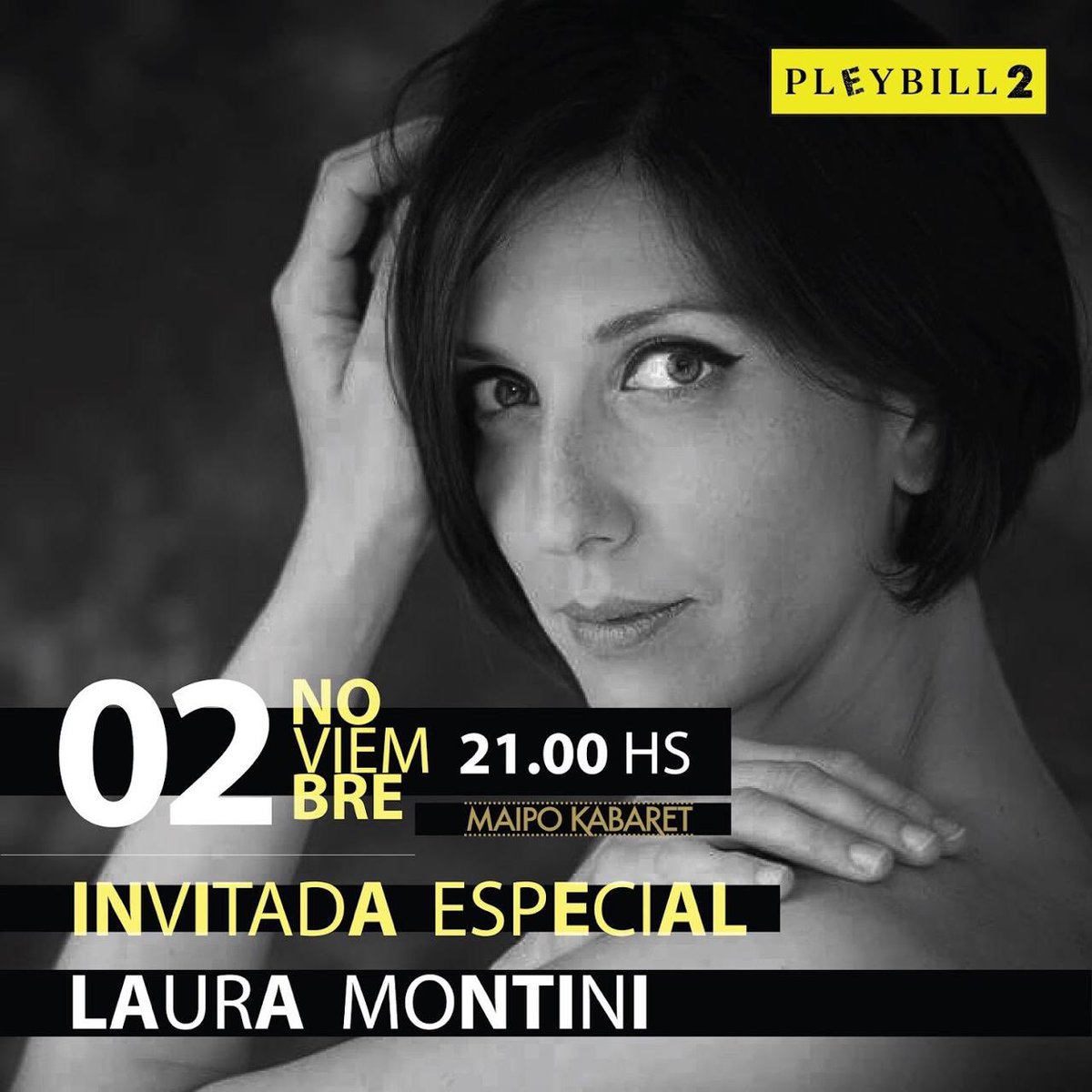 Este viernes nos acompaña Laura Montini 🔥🔥🔥 no te lo pierdas! 21hs #MaipoKabaret <a href="/Teatro_Maipo/">Teatro Maipo Oficial</a> Sacá tus entradas en bit.ly/PleyEntradas