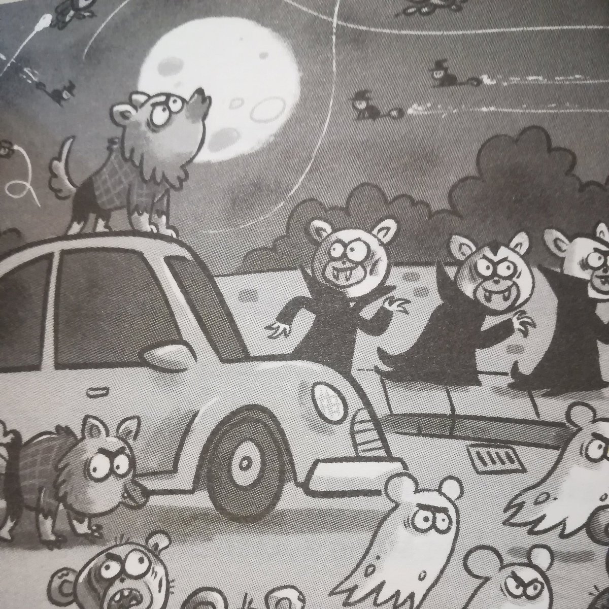 ThisBookIsFunny's tweet photo. The Night of the Living Ted by @barryhutchison is brilliant. Imagine Gremlins crossed with Build-a-Bear Workshop and you get the idea. And @gorillustrator's illustrations are superb. Perfect for Halloween @StripesBooks #halloweenbooksforkids #funnybooksforkids #thisbookisfunny https://t.co/pfEzqtnqh7