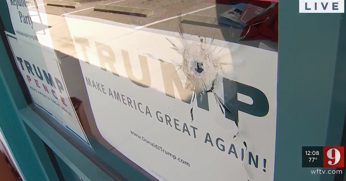Shots Fired at Republican Party Headquarters in Florida County, No One Hurt mediaite.com/a/xqivx