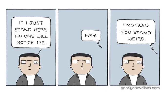 stand here 