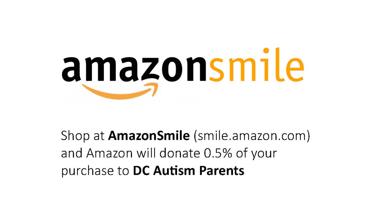 Amazon donates to DC Autism Parents (DCAP) when you shop @AmazonSmile. smile.amazon.com/ch/27-0494086 #YouShopAmazonGives