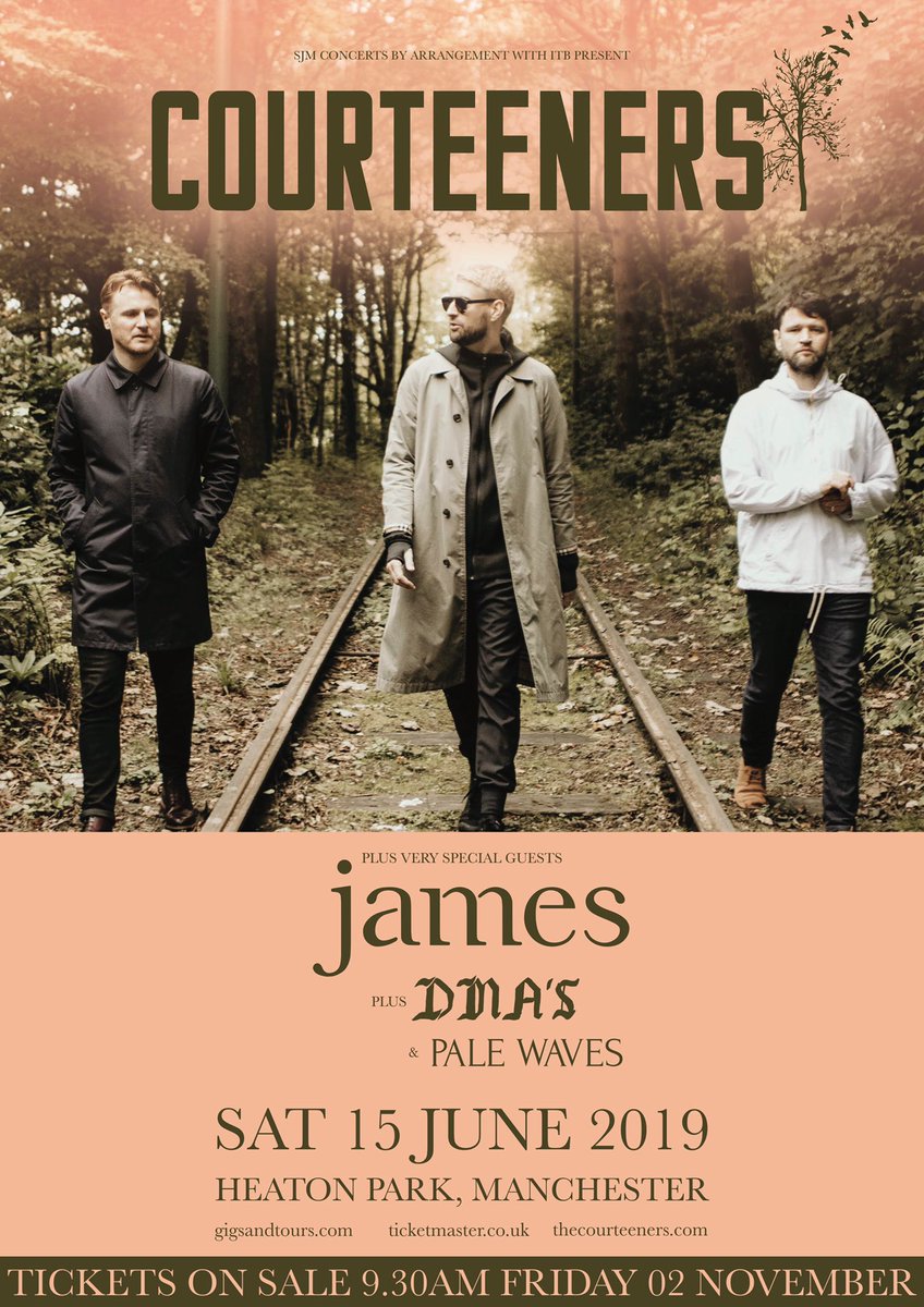 Fucking. Get. On. This. 

@thecourteeners 
@wearejames 
@dmasmusic 
@palewaves 

Tix onsale Friday 2nd Nov 9.30am

gigst.rs/CtnrsHP