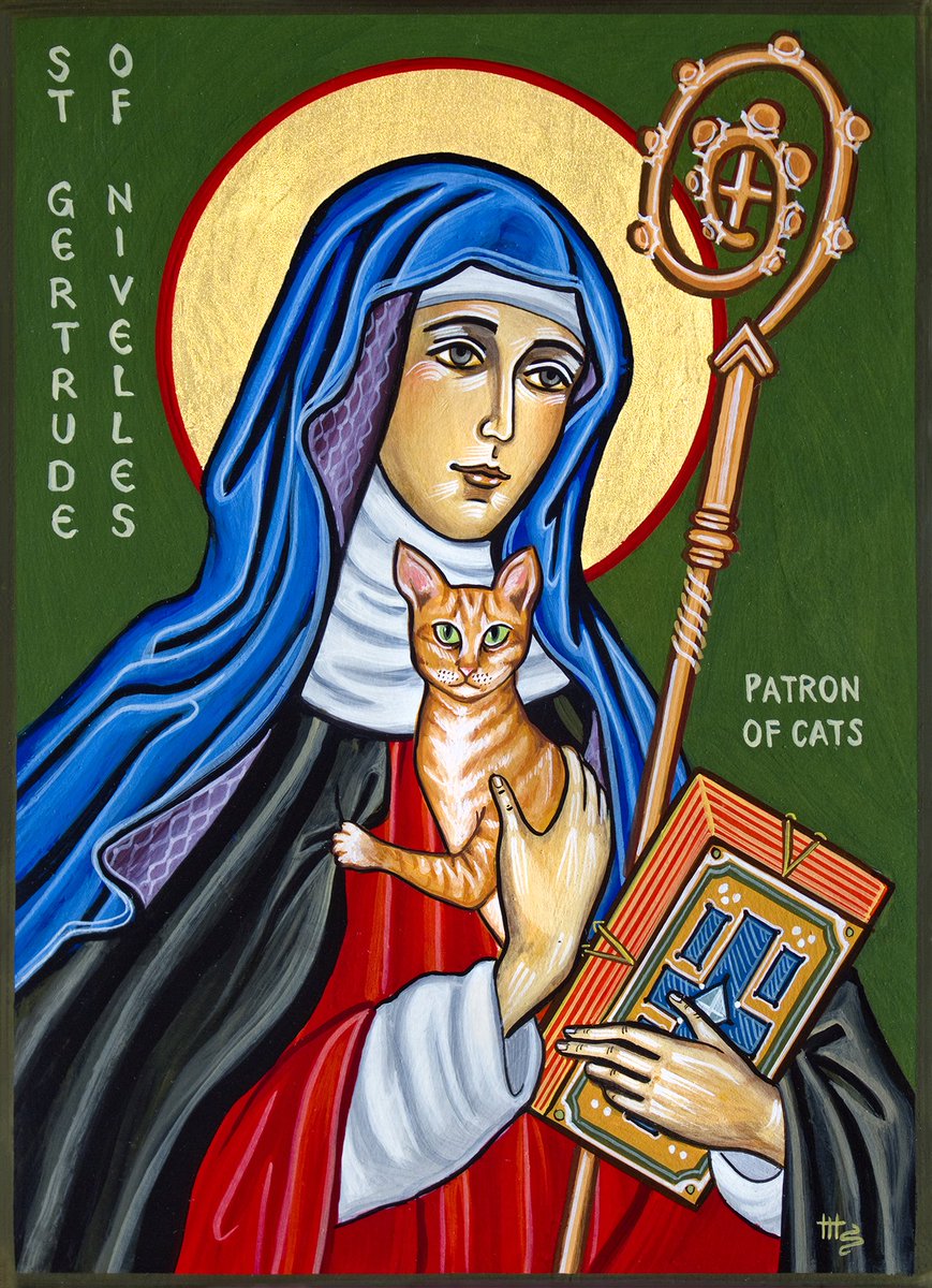 Saint Gertrude of Nivelles: Patron Saint Of Cats - CatGazette