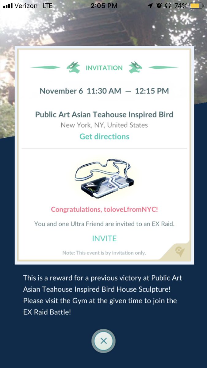 toloveLfromVine's tweet image. OMG I GOT ONE!!!!! #EXRaidPass #PokemonGO #Deoxys