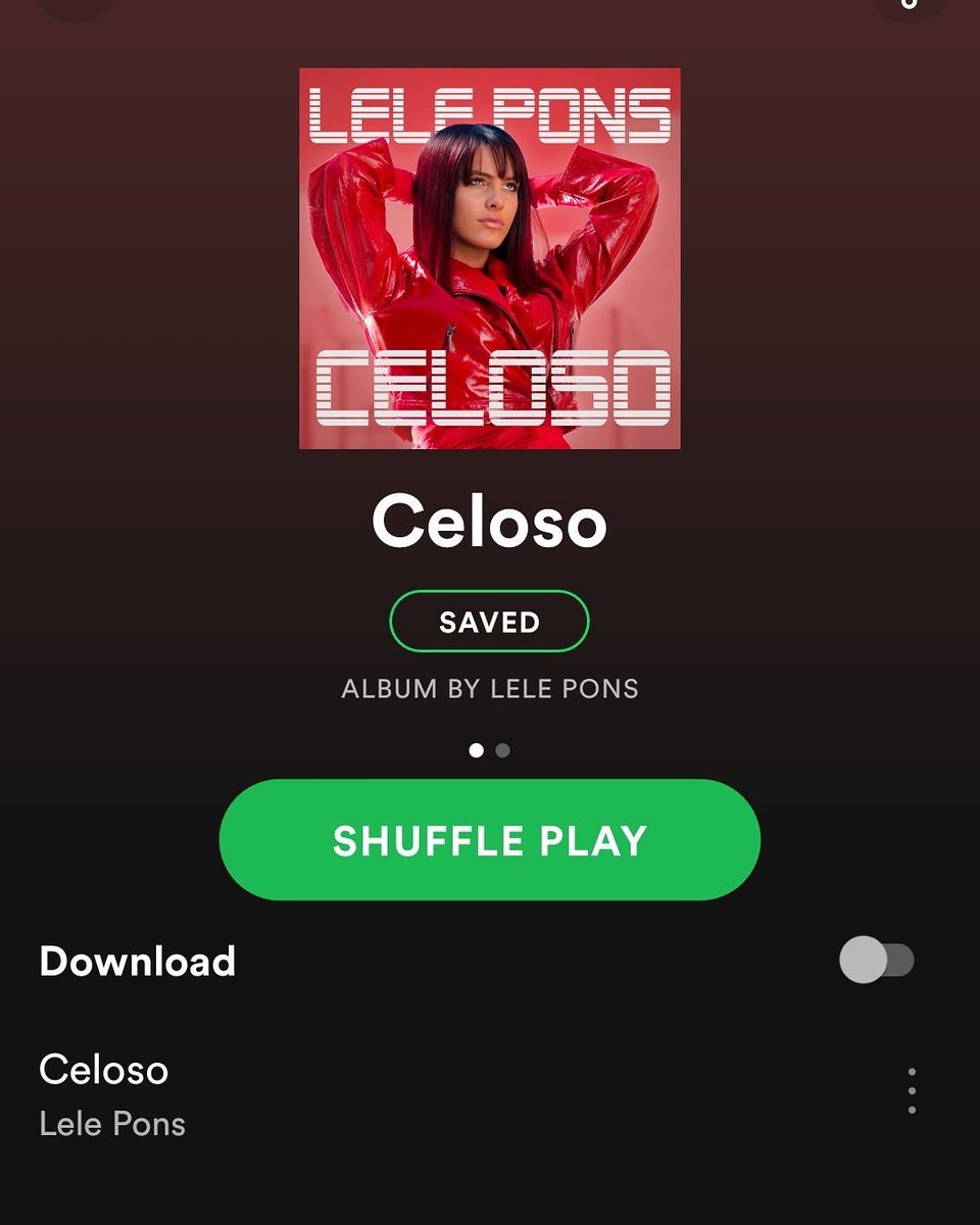 ArmyLelepons's tweet photo. Go and save #celoso on Spotify!!! @lelepons @Spotify !! https://t.co/u2PNCpkOx0