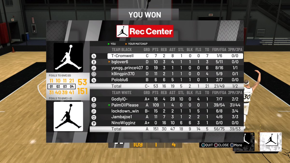 palmoilplease's tweet image. I know rec screenshots are played out but ask me if I care. A lil love for the shotsharp’s #109doe #offSzn