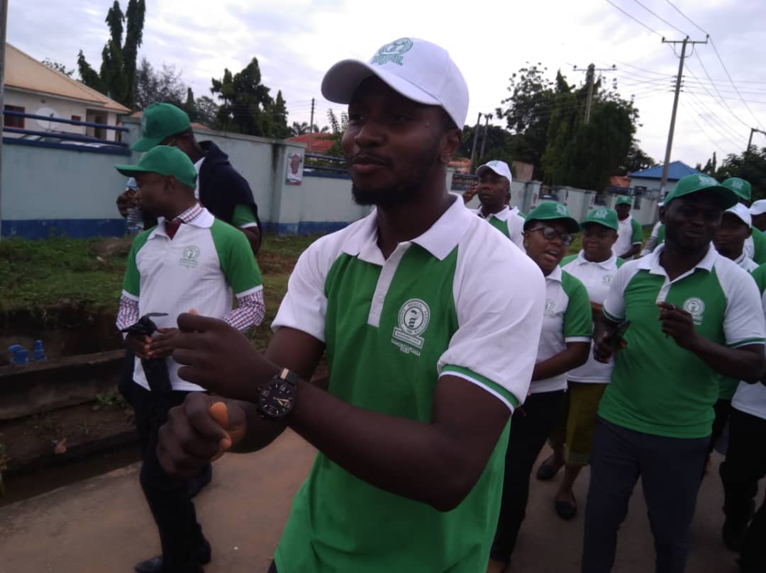 NMA Nasarawa State Sensitization walk on Universal Health Coverage was a huge success. Thanks to our dear elders and younger doctors for coming out to lend their voices to the call for healthcare coverage for all. #Physiciansweek2018 #LeavingNoOne #NMA #Nasarawa #Doctors