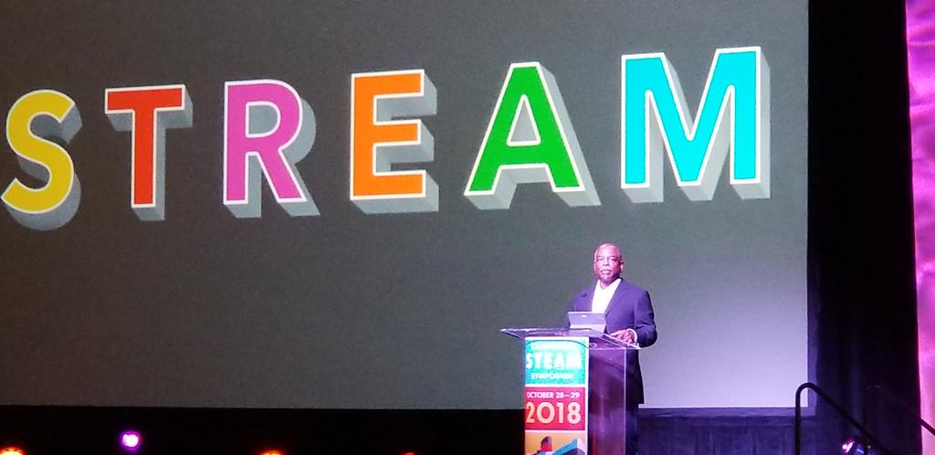Lavar Burton...include reading in STEAM....#casteam18