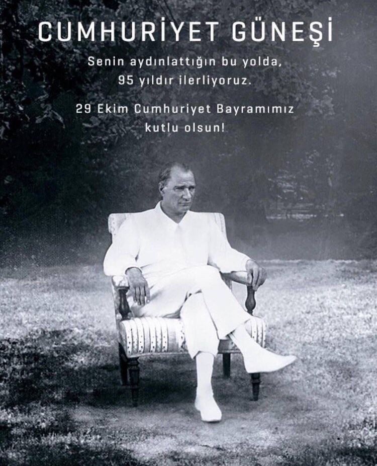 Cumhuriyetimizin 95.yılı kutlu olsun🇹🇷