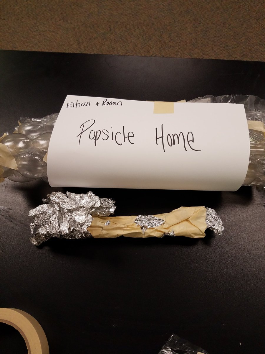 TeacherSnaps's tweet photo. Our 2nd graders finished creating their coolers for their popsicles! Hopefully they will survive the heat! @Carlisle_elem #SmallCatsBigDreama https://t.co/eb1f7cjSpA