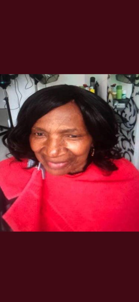 MPSHarrow's tweet photo. #HighRiskMisper @MPSBrent 
83 years old Rachael Joseph
Suffers from dementia,can be confused.5ft6, slim build,6inch scar on left forearm.Wearing navy jumper with red patterns,grey tracksuit bottoms,black hat.May also have a cream handbag.Might be in #CanaryWharf.  18MIS043418 https://t.co/zzvcXxviTu