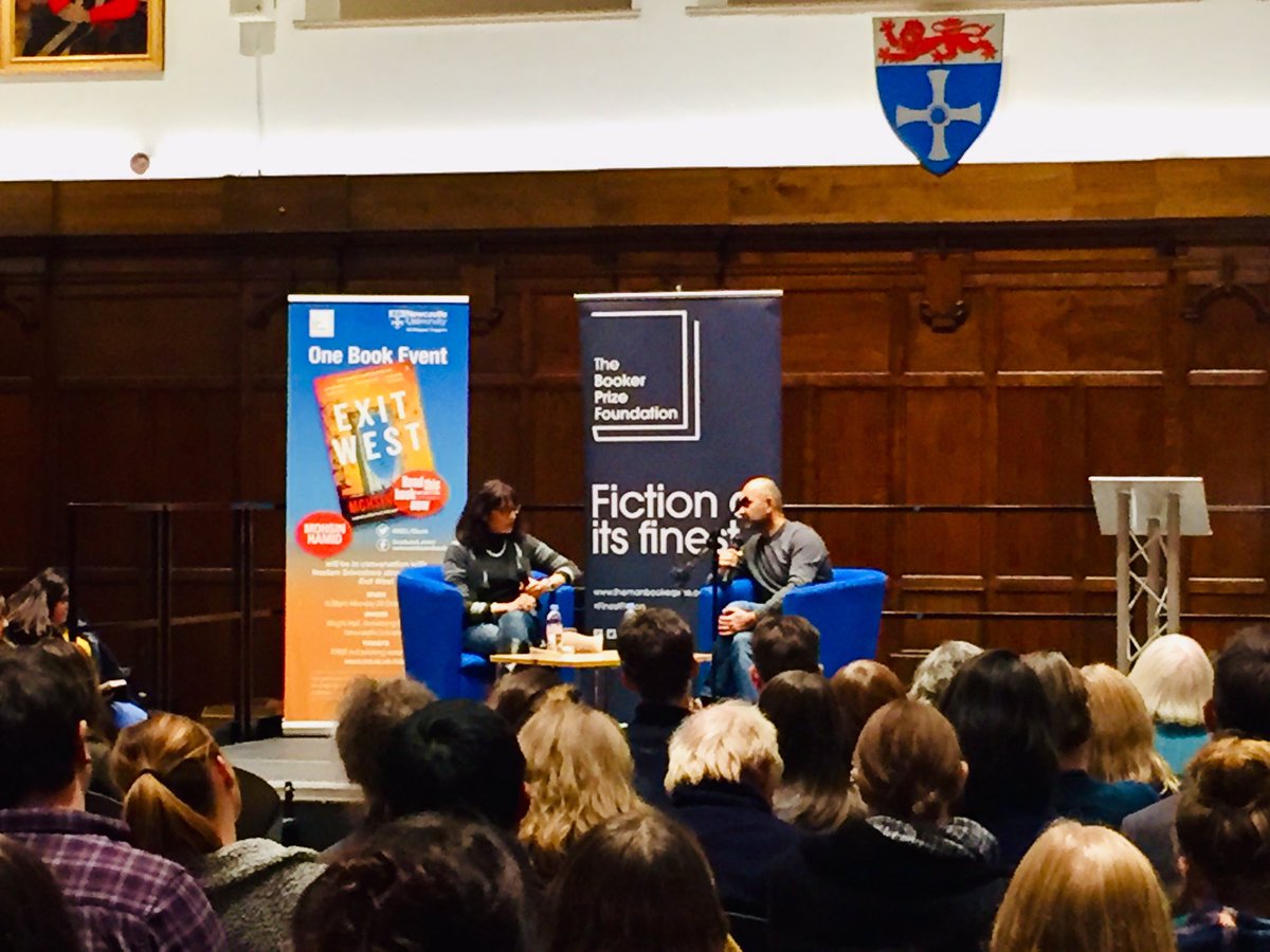 ‘One of the central themes in #ExitWest is transience, and first love... And one of the things about first love is that it ends. Otherwise it wouldn’t be first love’ #MohsinHamid